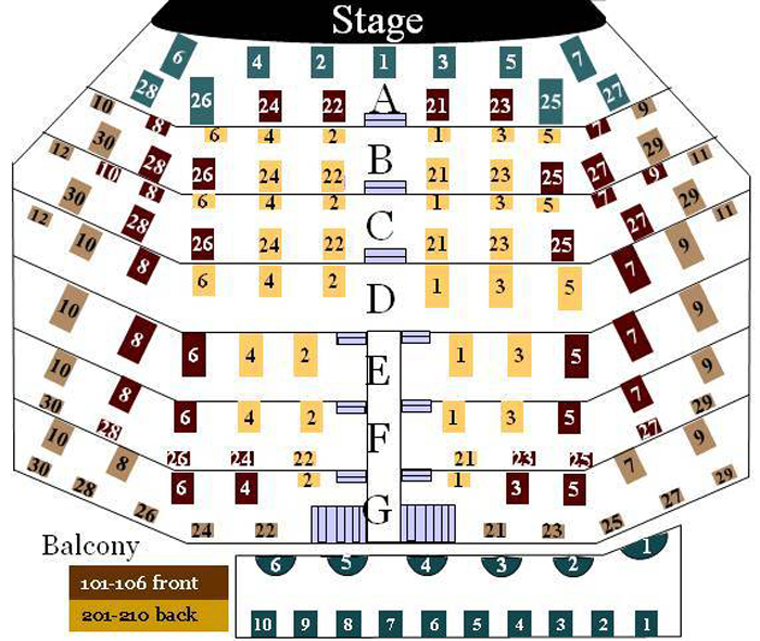 Arizona Broadway Theatre Seating Chart