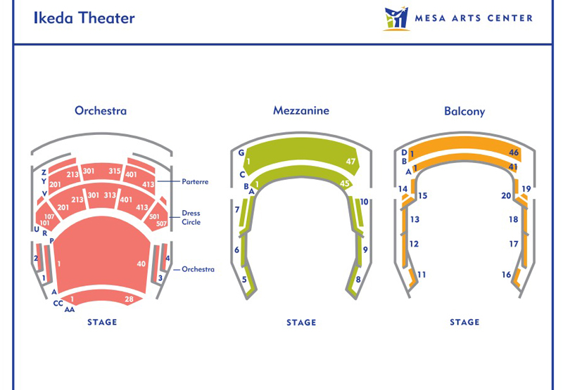  Ikeda Theater Seating Chart